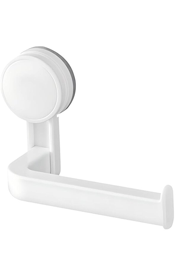 Suction Cup Bathroom Toilet Paper Holder Tissue Holder Stick-On Bathroom Tissue Holder for Doors, W