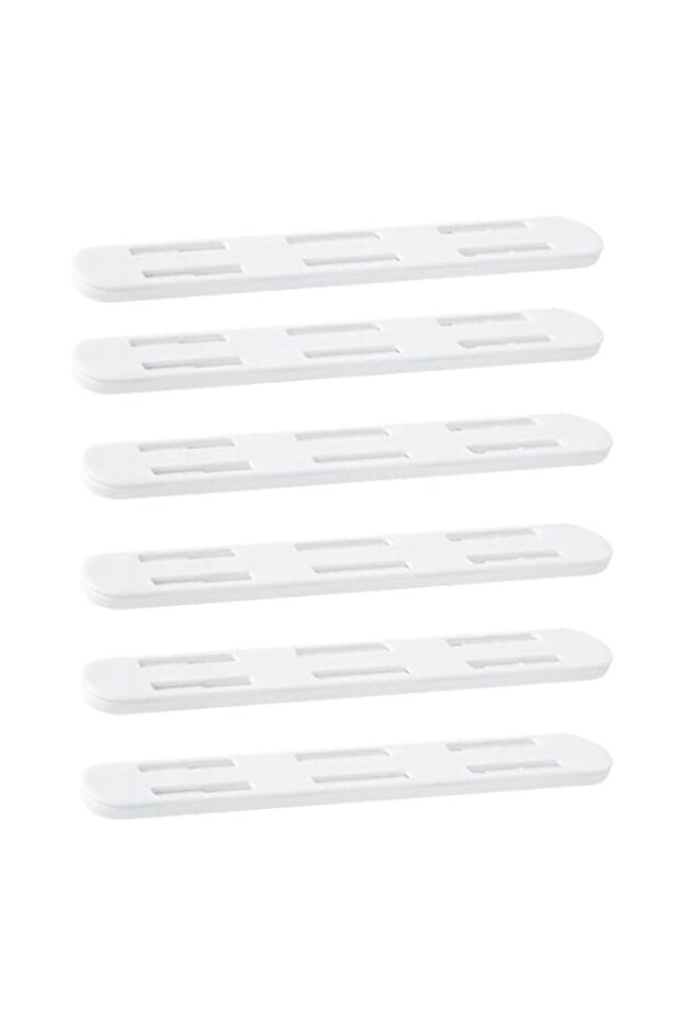 Adhesive Drawer Slides, ABS+PP Smooth Glide Tracks for Pull Out Organiser, No Screw Cabinet Sliders