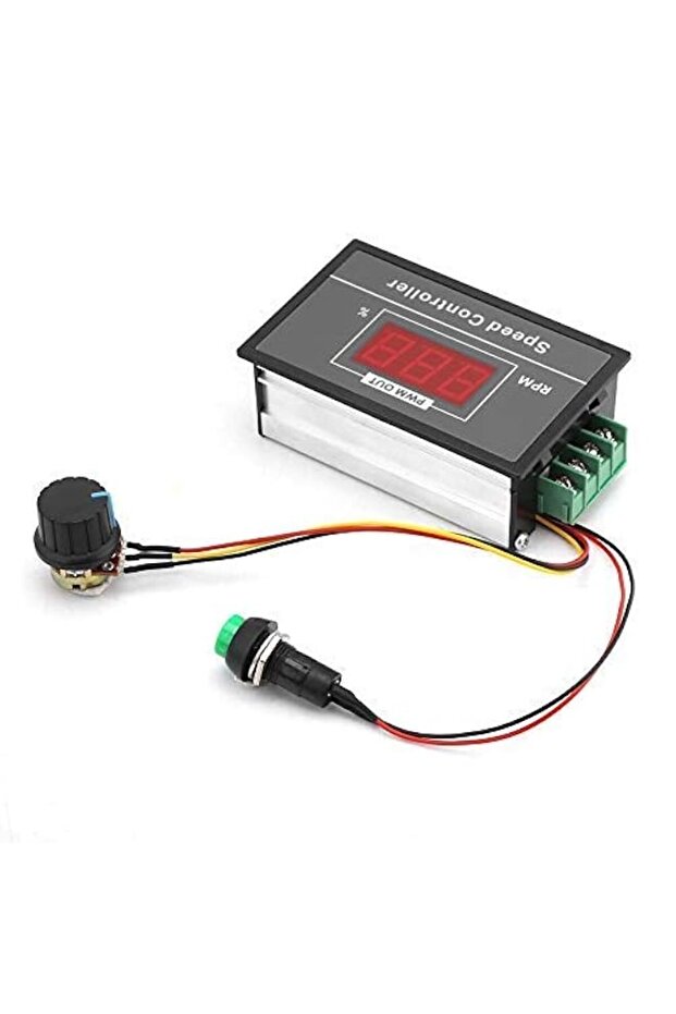 Vikye 6-60V 12V 24V 36V 48V 30A PWM DC Motor Speed Controller Digital Regulator Variable Speed Swit
