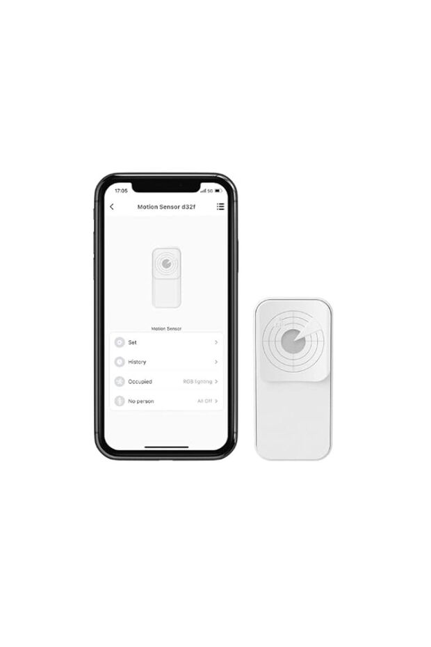BroadLink BLE Smart Radar Motion Sensor - Wireless Human Sensor Detector for Remote Monitoring and