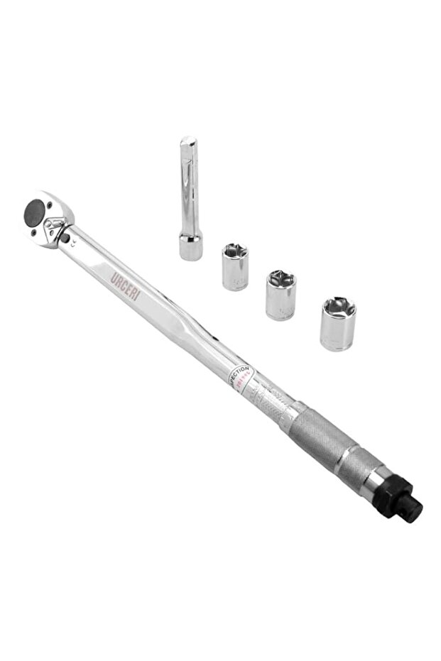 Andoer 5pcs 1/2" 28-210Nm Adjustable Tire Torque Wrench Set Auto Repair Spanner Hand Tool Kit