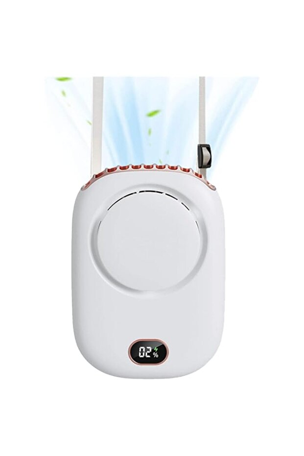 NALACAL Portable Neck Fan, Handheld Mini Fan Small Personal Fan, Hand Held Fan, USB Rechargeable Bl