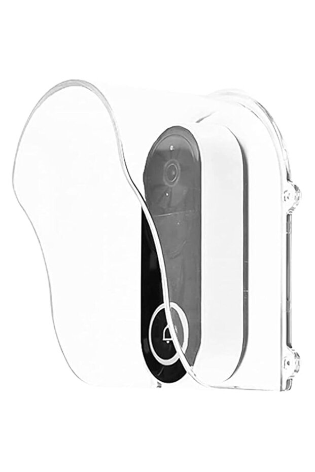 TERRIFI Plastic Rain Bell Cover Universal Type Waterproof Cover Transparent Plastic Fingerprint Loc