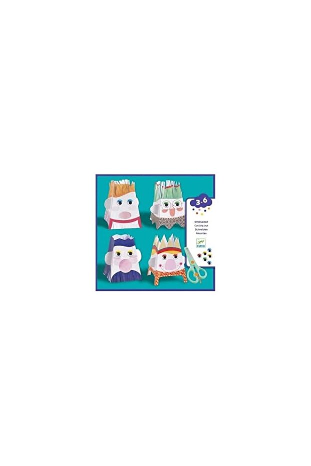 Djeco Cutting out Snip snip, characters