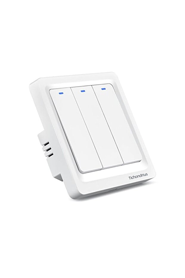 WiFi Smart Light Switch, Wireless Smart Wall Switch with Remote Control and Timer, Compatible with