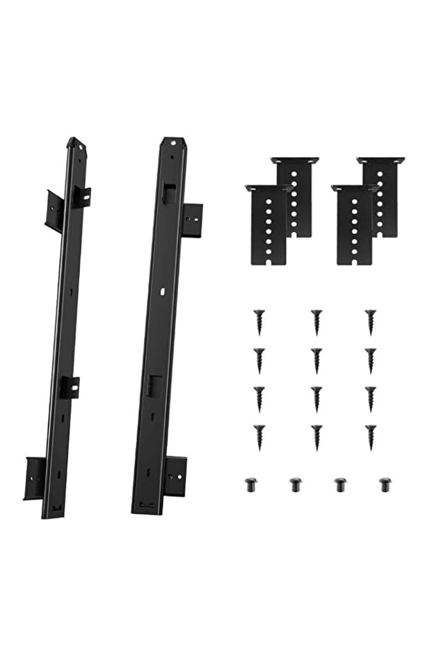 FRMSAET Sliding Keyboard Drawer Tray Hardware 306/356/406/456 mm Slides Metal Drawer Keyboard Slide