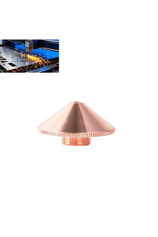 Fiber Laser Cutting Nozzle, 32mm Diameter D32 H15 M14 Model with 1.2mm Bore Sizes, Single Layer Des