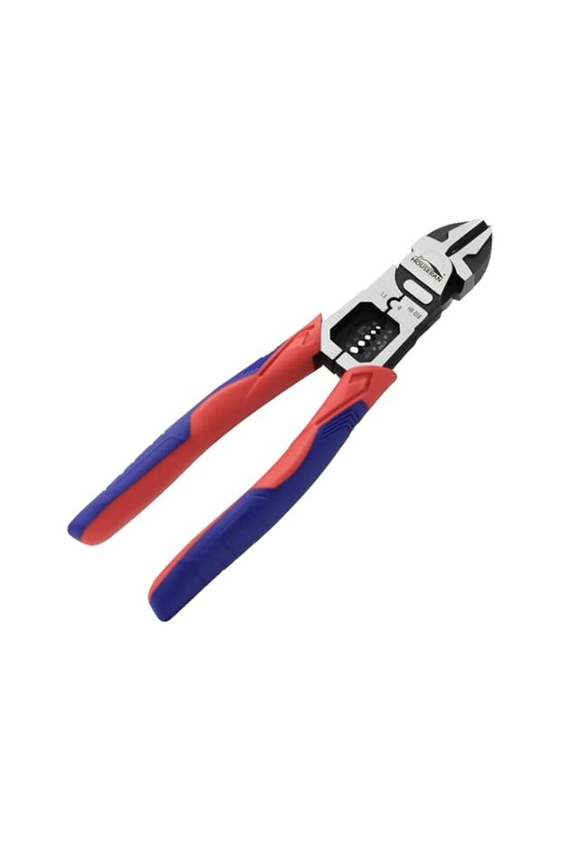 Side Cutters, Large, 22 cm, 3-in-1 Multifunctional Wire Cutter, Power Side Cutters with Wire Cuttin