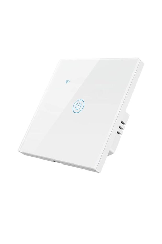 iMiNi Tuya Smart Wifi Touch Light Switch, 170-240V(1 Gang, White)