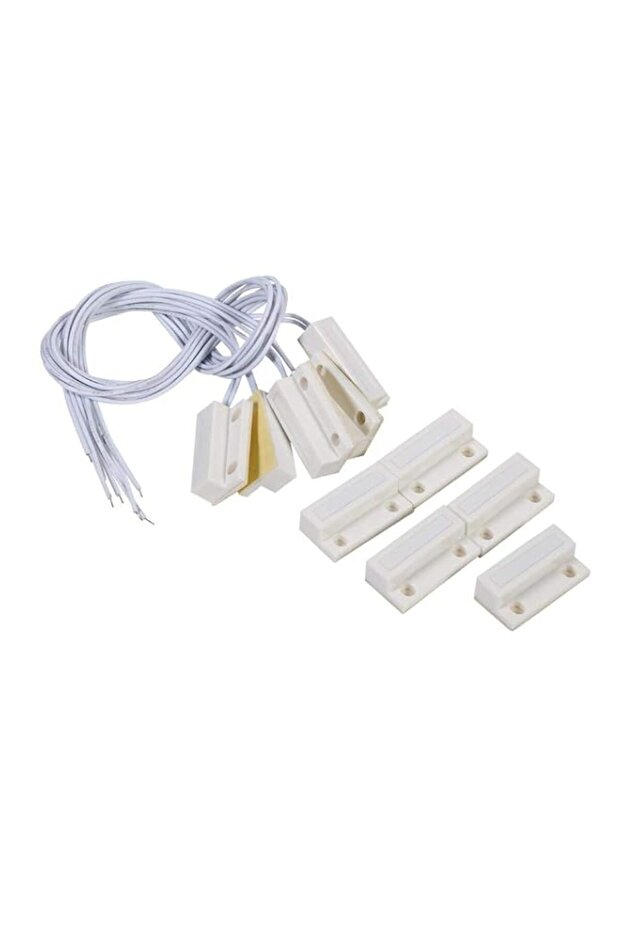 Haofy Door & Window Sensors, 5pcs MC-38 Recessed Wired Door Window Sensor Magnetic Switch Home Alar