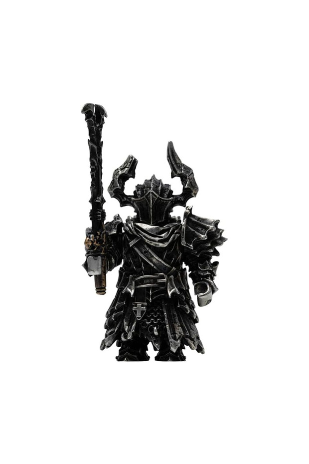 <8cm 1 Black Knight Paladin Adjudicator Crusaders Magnetic Detachable Metal Figurine Desktop Decorat