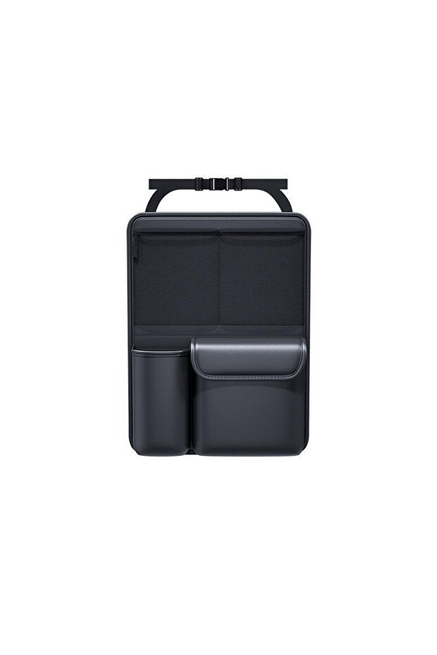 Black 1Pc Kcimo PU Leather Car Trunk Storage Bag Foldable Tools Organizer Multifunctional Storage Su