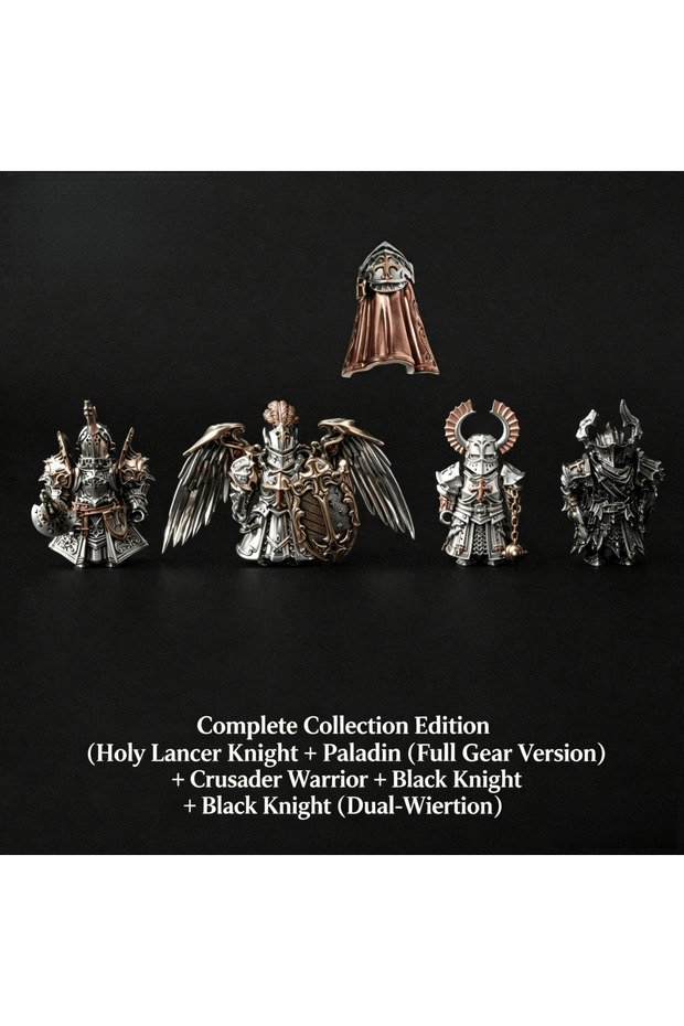 <8cm 5 Holy Spear Cavalry Ornament, Desk Stress Relief Toy, Mecha Model Figure, Nordic Magnetic Meta