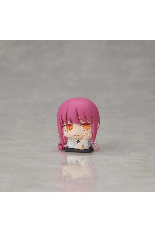 Bandai Makima Anime Chainsaw Man Figure Sleeping Denji Decoration Statues Kawaii Figurine Pochita Sc