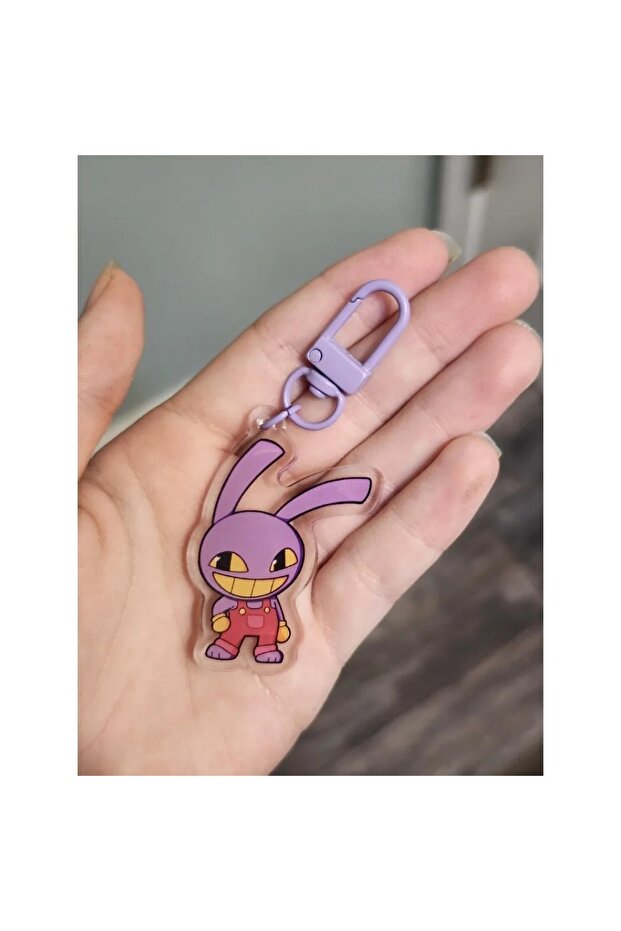 Bandai 5 Anime Peripheral Acrylic KeyChain for Digital Circus Pomni Jax Ragatha Gangle Kinger Zooble
