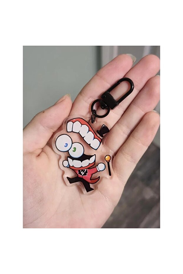 Bandai 3 Anime Peripheral Acrylic KeyChain for Digital Circus Pomni Jax Ragatha Gangle Kinger Zooble