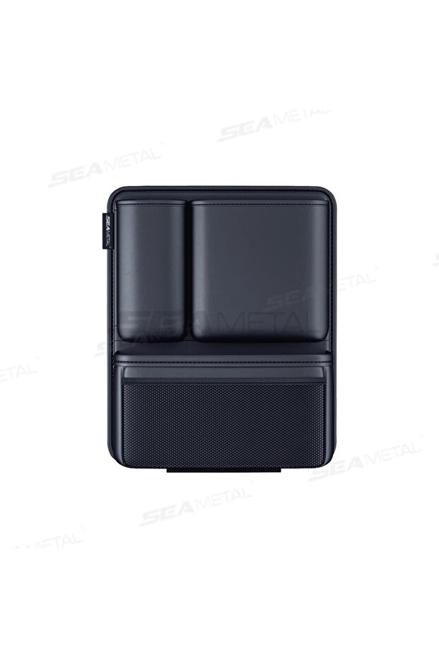 Black Car Trunk Organizer and Storage Detachable Seat Back Hanging Organizers Pocket Leather Car Acc
