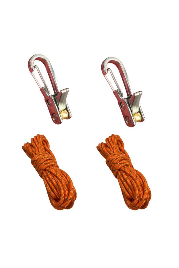 2Set 2/4 Set Rope Tightening Tool & Tensioner Heavy-Duty Retractable Tie Down Rope for Camping, Tarp