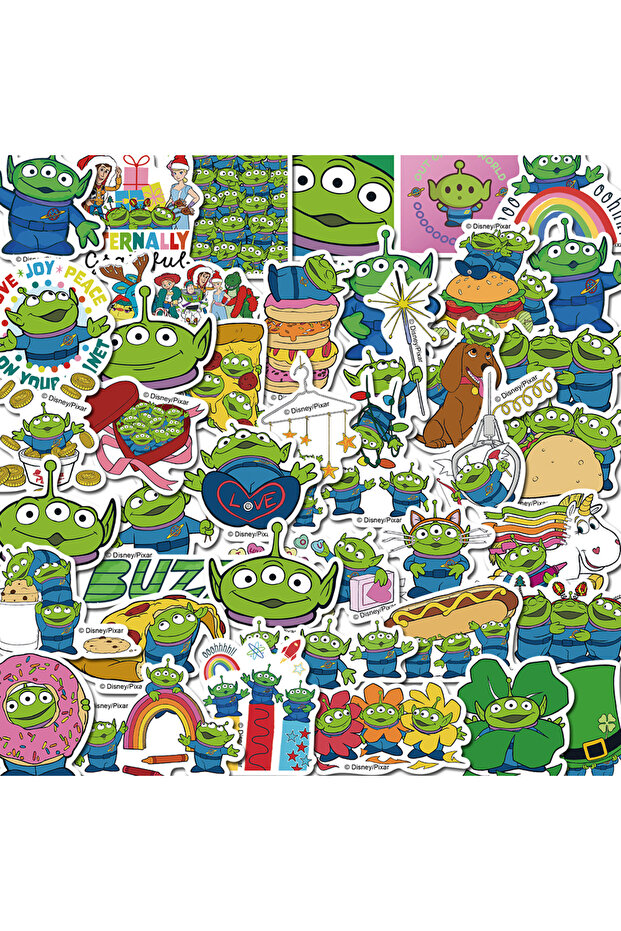Random 10pcs 10/20/42pcs Toy Story Cartoon Graffiti Stickers Disney Anime Decal DIY Guitar Luggage S