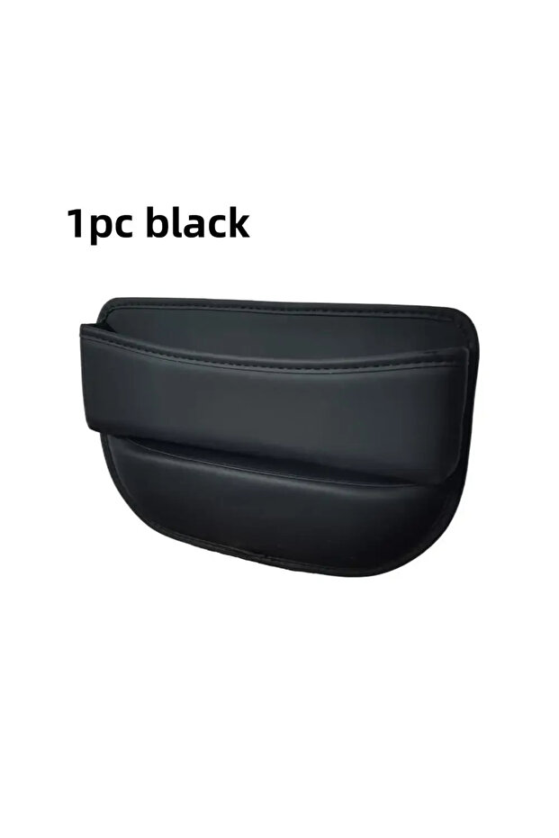 1 pc 1pc Universal Car Seat Gap Organizer PU Auto Console Side Pocket Seat Crevice Storage Box Inter