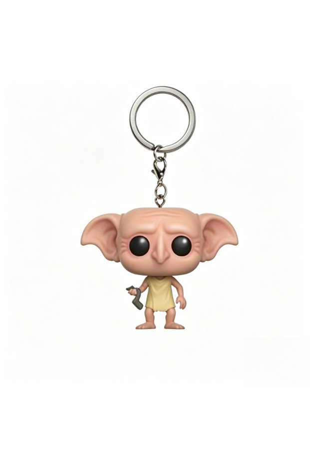 Bandai Dobby Magic School Keychain Collection, 3D Vinyl Pendants, Durable Key Rings, Perfect Backpac