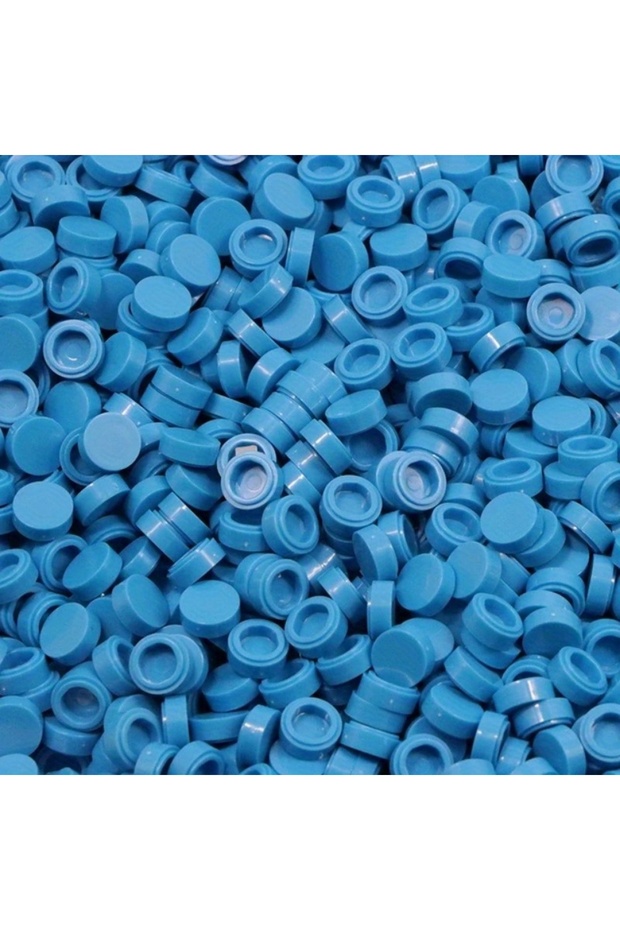 Sky blue 200pcs/lot Tile 1x1 Round Special Brick Building Block Small Particle Bulk Bricks Parts Diy
