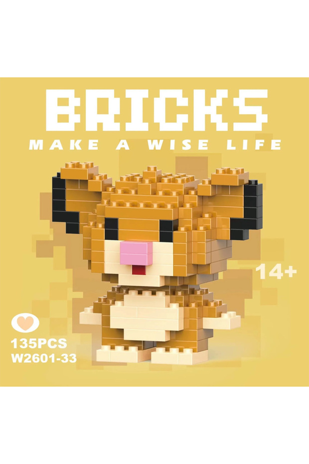 No Box 2601-33 Disney Stitch Mini Building Blocks Tigger Snow White Mickey Mouse Donald Duck Anime C
