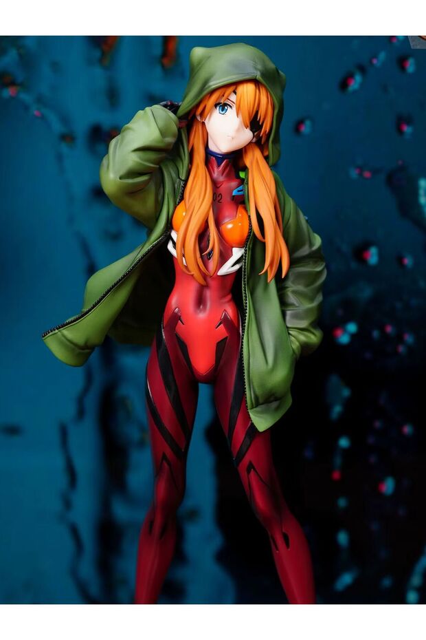 Bandai 24cm Asuka Alter-Asuka Peripheral Figurine Model Table Decoration, Birthday Gift, Trendy Toy