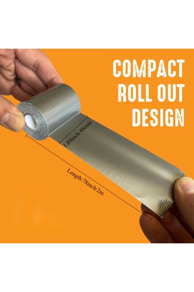 48mm x 2m-1 Roll YITAPE Heavy Duty Pocket Duct Tape 48mm*1/2M Waterproof Tactical Survival Tape for