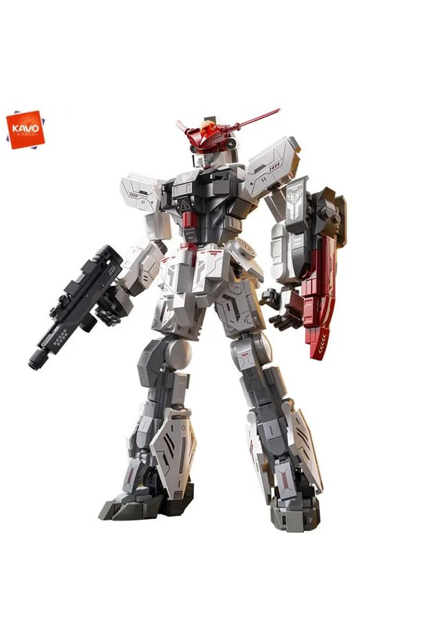 22205 604PCS KAVOWORLD 604PCS High Detail Armored Mecha Bricks Stable Structure Robot DIY Model for