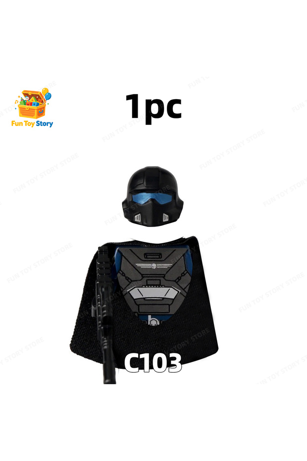 C103 C103 MOC Warriors Heavy Armor Soldiers Game Series mini Character compatible third party Buildi