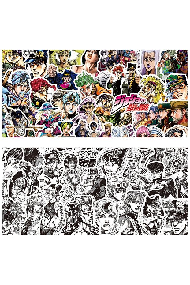 Bandai 159PCS 77/82/159PCS Kujo Jotaro Anime Stickers JoJo Bizarre Adventure Sticker Higashikata Jos