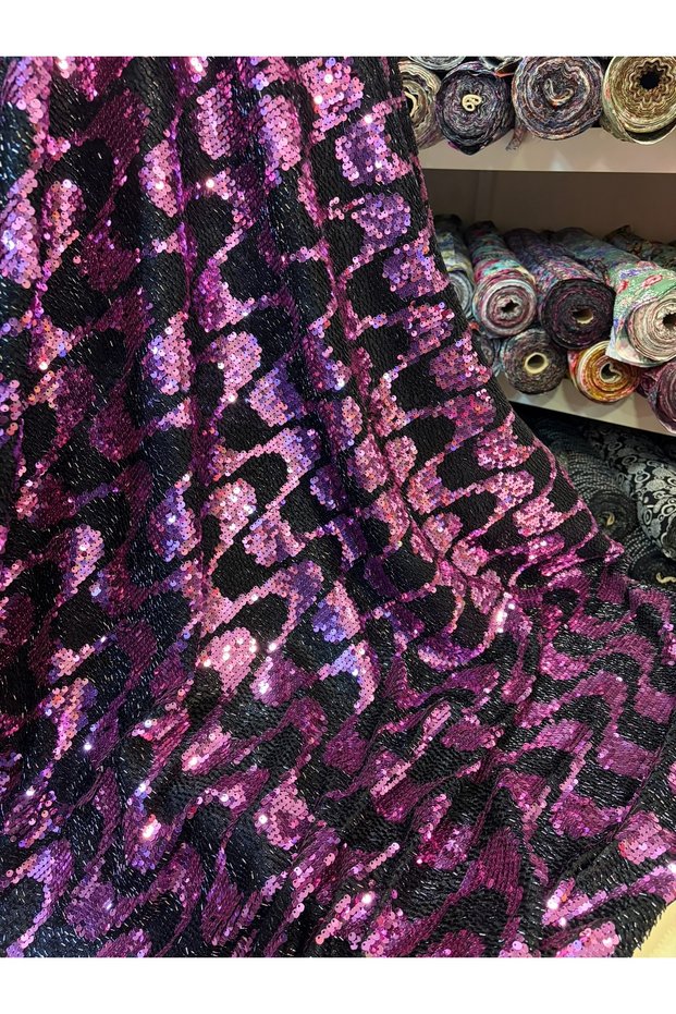Embroidered Sequin Fabric