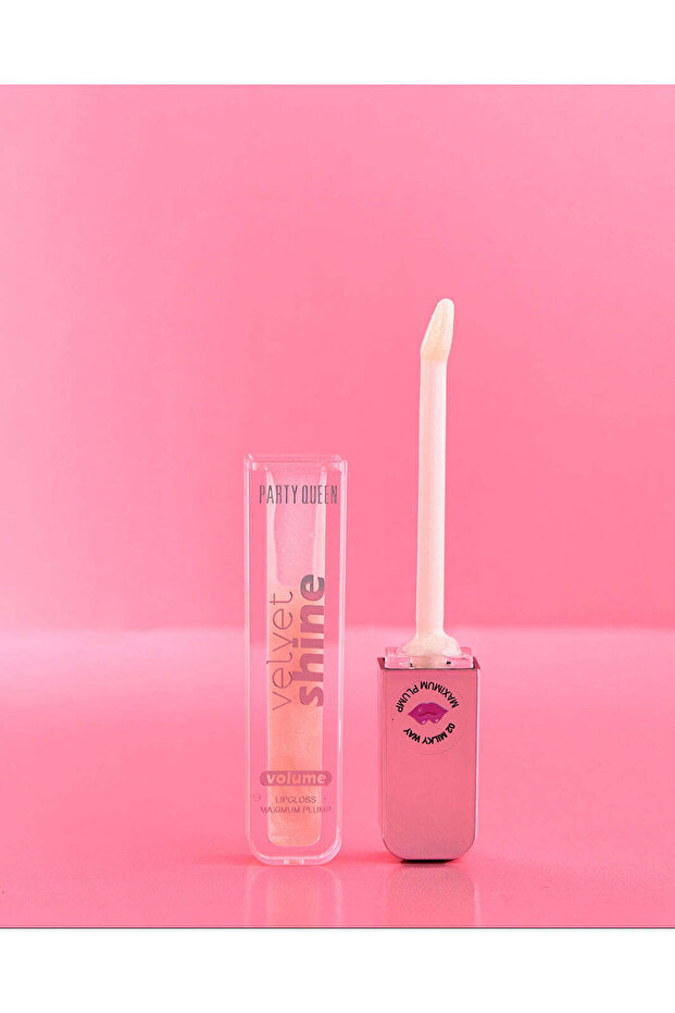 Party Queen Velvet Shine Gloss - Milky Way 02