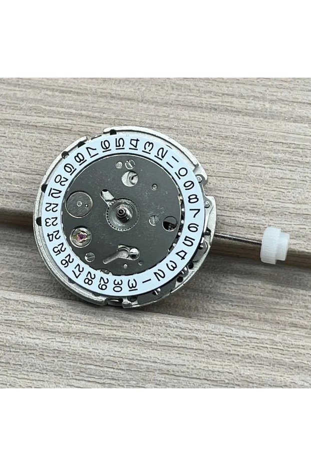 Silver Calendar Display 21 Jewels Mingzhu 2813 Watch Movement Watches Clock Mechanism Repair Parts A