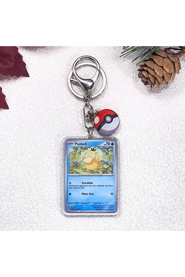 5 cm 29 Pokémon Pikachu Bulbasaur Eevee Squirtle Cute Keychain Accessories Acrylic Charms Pendant Fo
