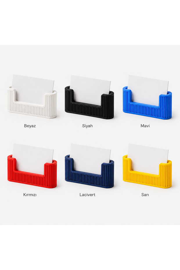 3D Printing Corrugated Business Card Holder Desktop Card Holder Office Stand