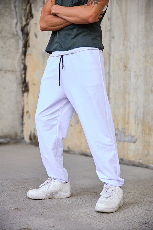 Men's Jogger Pants with Elastic Waist and Cuffs