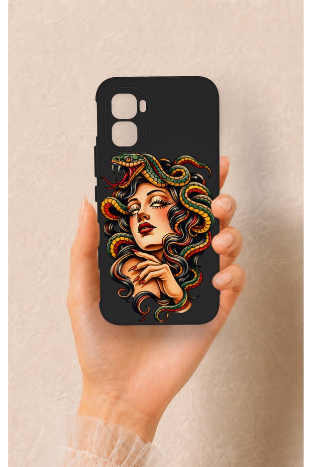 Infinix Gt 50 Pro Compatible Medusa Patterned Silicone Case