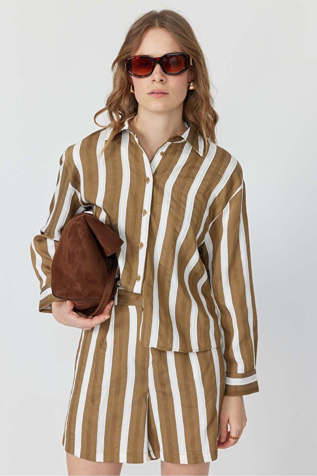 Women's Thick Striped Shirt