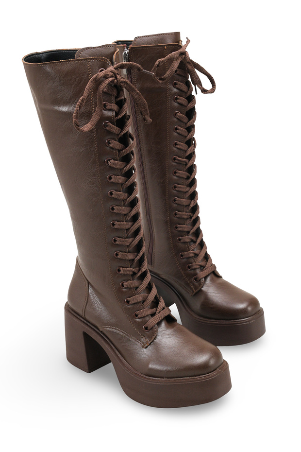 Celeste Lila Women's Heeled Boots 0012304 Brown