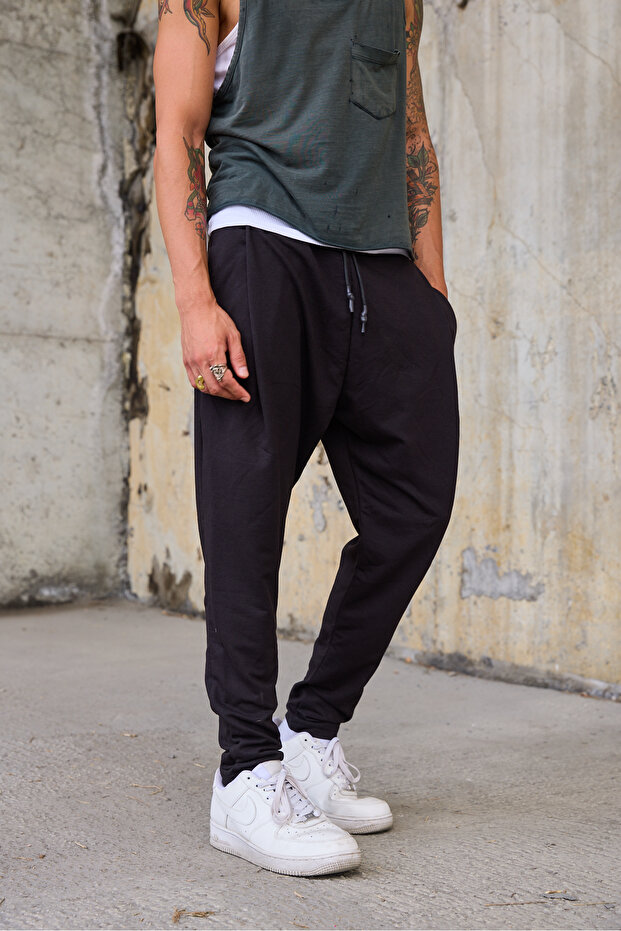 Men's Elastic Waist Carrot Pants
