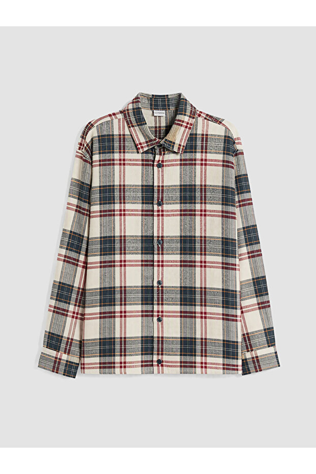 LCW Kids Plaid Gabardine Boys' Shirt