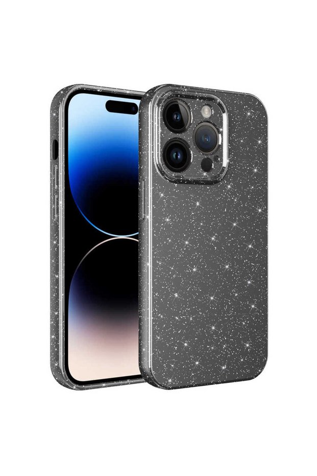 حافظة آيفون 14 برو ماكس من السيليكون اللامع مع حماية للكاميرا وحماية فائقة من مارشيف
