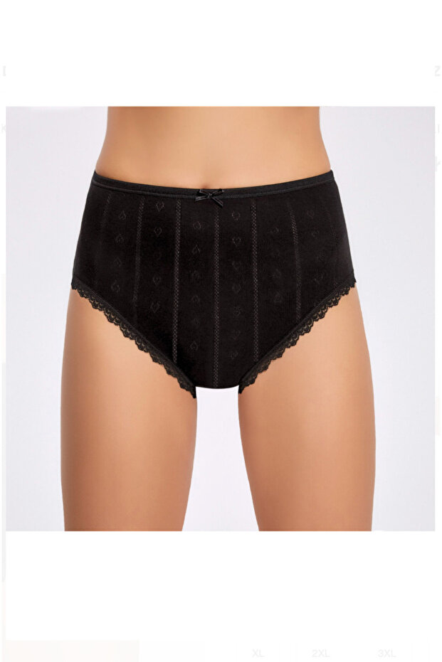 Women'S, 100% Cotton, Jacquard, Lace, Bato, 12-Pack Panties