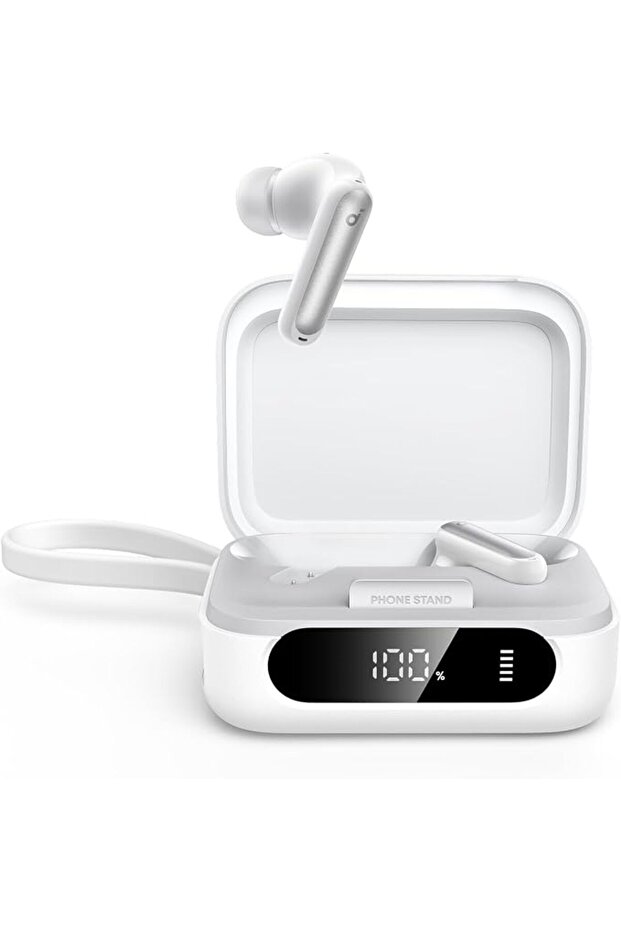 سماعات أذن P41i من انكر بخاصية إلغاء الضوضاء مع شاحن جوال محمول (كيبل USB-C مدمج) من ساوند كور بوقت
