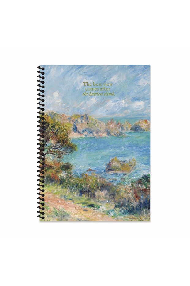 20X28 Spiral Bound Hard Cover Checkered Art Notebook - Best View