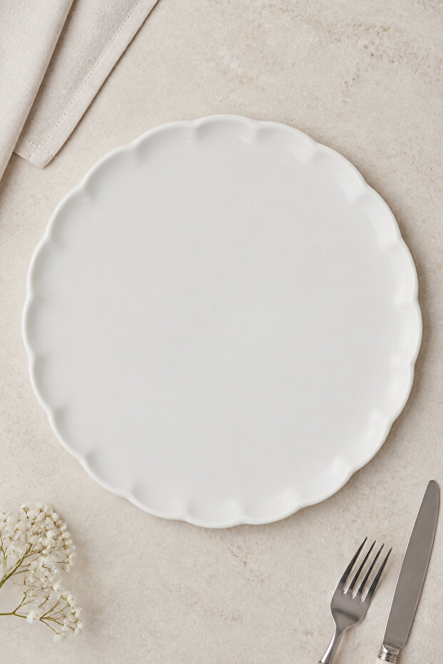 Habbe 6-Piece Porcelain Serving Plate Set