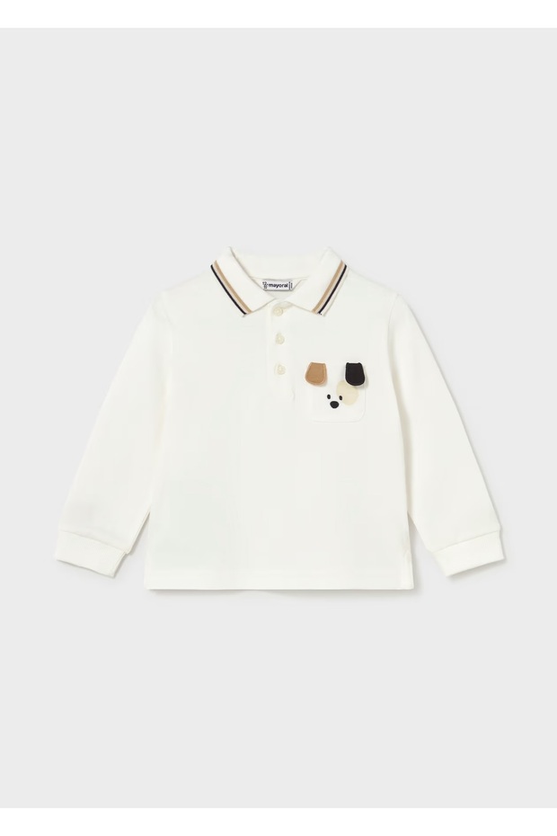 Baby Boy Polo Collar Sweatshirt