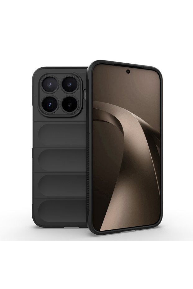 حافظة هاتف Xiaomi 17T مصنوعة من السيليكون المرن مع شريط حماية للكاميرا